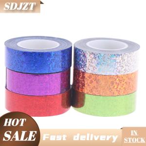 SDJZT Laser Foil Tape Masking Tape DIY Stationery Scrapbooking Photo Album Decor Tape