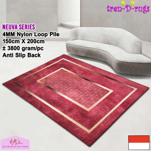 Tren-D-rugs Karpet eropa modern alas permadani abstrak kamar tidur anti slip 150 cm x 200 cm - NMs