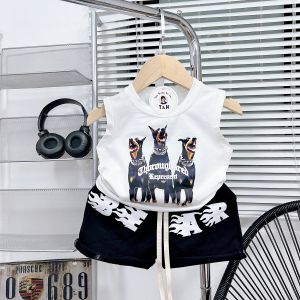 Bộ cotton gấu nâu CHÓ siêu kute cho bé trai bé gái - BCTGN