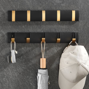 MEIDOO Bathroom Clothes Cabinet Hangers Aluminum Folding Hooks Hidden Hooks Behind Door Hangers Living Room Hooks