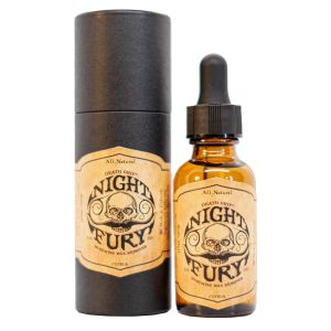 THE VINTAGE GROOMING CO. Mustache Wax Remover Night Fury Oil by Death Grip - Get Wax Out Of Your Handlebar Moustache Or Beard Mustache Cleaner Kit