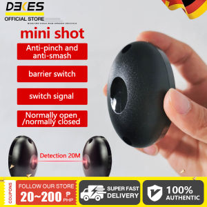 DC12V Infrared Photocell Beam Sensor Automatic Gate Door Garage Shutter Barrier Detector for Door Window Burglar Alarm System Sliding Gate Opener Accessory 24V 1 Pair(Transmitter and Receiver)