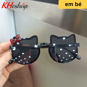 [Siêu Sale Đại Hội] Kính râm công chúa tai mèo bảo vệ mắt cho bé Gái khỏi tác hại của tia Uv mã Y61031 - kheshop