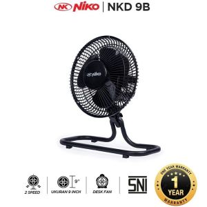 Niko NKD9B Kipas Angin Lantai / Meja Tornado Besi 2 in 1 - 9 inch - FREE ONGKIR Jabodetabek