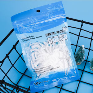 🔥Orfila 100&50 pcs/set Dental Floss Toothpick Thread Dental Floss with Arc Hook Design Floss Pick