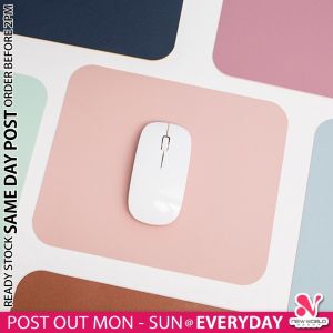 《 𝗗𝗢𝗨𝗕𝗟𝗘-𝗦𝗜𝗗𝗘𝗗 》Waterproof Leather Mousepad Mouse Pad Laptop Computer Desk PC Mice Mat Pad Tetikus Kulit 皮革鼠标垫