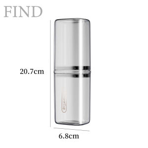 FIND Travel Mouthwash Cup Toothbrush Holder Toothbrush Box Storage Bathroom Multifunctional Portable Toothbrush Storage Box