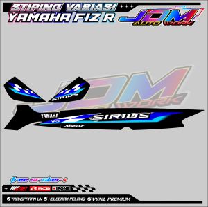 STRIPING VARIASI MOTOR YAMAHA FIZ R / STICKER LIST VARIASI MOTOR YAMAHA FIZ R