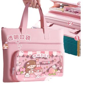 Túi Xách Cho Bé Gái Đi Chơi Du Lịch Túi Đựng Sách Vở Dụng Cụ Học Tập Đi Học Thêm Bằng Vải Không Thấm Nước