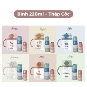 Mugu Bộ Đổi Vui Khỏe - Bình Tập Uống Và Đồ Chơi Hỗ Trợ Bé Tập Uống Nước Hiệu Quả Hơn