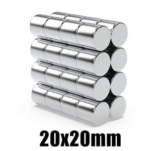 1/2/5PCs 20x20 super strong magnet 20mm x 20mm round magnetic NdFeB neodymium magnet N35 powerful disc Imanes 20*20