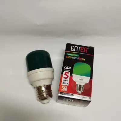 Lampu led warna kapsul botol capsule 5 watt w - Biru bagus