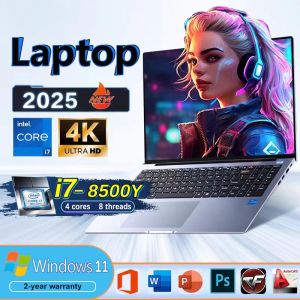 [3-year warranty] i7 -8500Y Portable laptop Studying console laptop PC Windows 11 Intel Core 15.6-inch office learning laptop fingerprint unlock