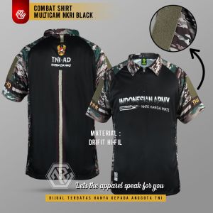 COMBAT SHIRT TNI NKRI BLACKCAMO FULLPRINT