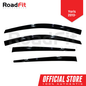 TXR Door Visors Plain Black for Toyota Yaris 2013 4PCSRain Visors/Gutters