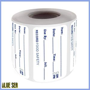 bluesea 500pcs/roll Kitchen Sticker Refrigerator Freezer Food Storage Date Content Label