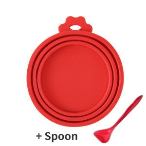 Pet Canning Sealed Lid Universal Silicone Preservation Lid Reusable Cat Food Canning Storage