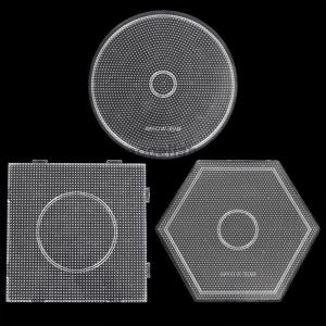 [COD] Laogeliang 5 loại lựa chọn 2.6mm Perler hạt mẫu Pegboard cho Hama Hạt Công cụ DIY giáo dục Câu Đố beadbond đồ chơi