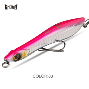 Kingdom Surf-Dogger Mồi Câu Cá 95Mm 110Mm Nổi & Chìm Mồi Cứng Dài Đúc Hành Động Tốt Mồi Giả Kiểu Bút Popper Wobblers