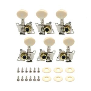 6Pieces Metal Guitar Tuning Machines Suitable for Professional Musicians Seeking Superior Sound and Robust Construction