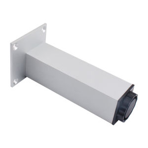 Onuobao 4PCS Square Tube Adjustable Aluminum Alloy Furniture Leg for Furniture Heightening Thickened Sofa Leg esk Leg Kitchen Cabinet Leg Table Leg 5-35cm