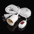Lamp Bulb Holder With Switch LED Light Bulb Extension Socket. 