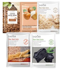 Mặt Nạ dưỡng trắng da ngừa lão hóa kiểm soát dầu giảm mụn chiết xuất 100% trái cây và ngũ cốc mỏng nhẹ ôm sát da