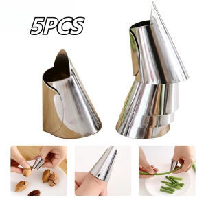 Finger Protector Stainless Steel Thumb Knife Protector Durable Cutting Vegetable Kitchen Gadgets