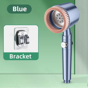 Bathroom Massage Shower Head Handheld Shower Head Five Modes Wall-Mounted Shower Head Detachable Filter Cartridge Design