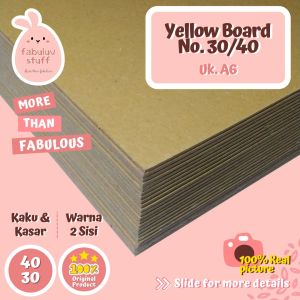 (ISI 10) Karton Yellow Board No. 30 40 A6