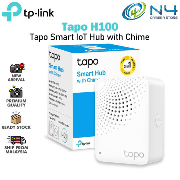 TP LINK Tapo H100 Smart IoT Hub with Chime (Tapo H100)