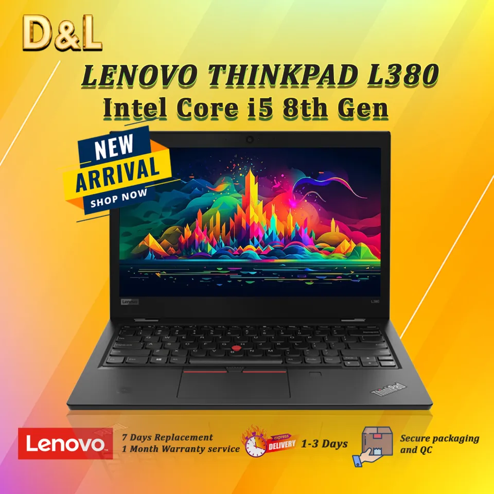 Laptop Lenovo ThinkPad L380 i5-8250U Intel Core i5 8th gen 16GB