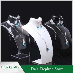 [Dale Dephne] เครื่องประดับแสดงแฟชั่นรุ่นสร้อยคอหุ่นจี้ต่างหูแสดงขาตั้ง