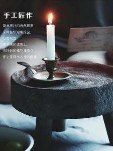 aewQ  Japanese retro creative living room decoration literary wooden dessert fruit plate tray    2P9A0