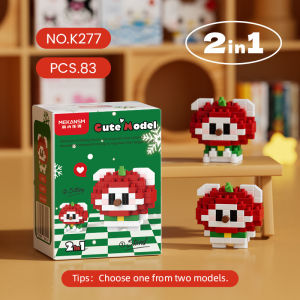 🇲🇾DIY Christmas Building Block Brick Cartoon Toys Gift 圣诞卡通微颗粒积木 摆件玩具圣诞礼物Puzzle Connection Blocks