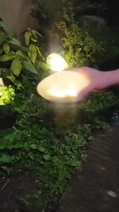 LED Solar Light Waterproof Auto on/Off Solar Stone Lamp Cobblestone Shaped Energy Saving Outdoor Pebble Lamp Garden