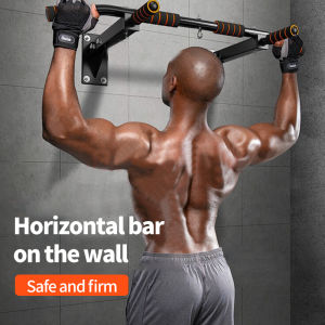 Wall Pull Up Bar Wall Mounted Horizontal Bars With Wide Anti-slip Pad Home Gym Workout Chin Up Pull Up Training Bar Sport Fitness Equipment