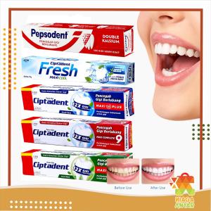NA CIPTADENT Pasta Gigi MAXI 12 75gr / Pepsodent Odol 72gr Ciptaden MAXI Pepsoden 75 gram