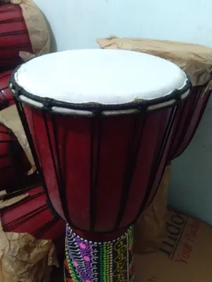 Gendang Jimbe Uk. 40 cm Kwalitas Oke Alat Musik Tradisional Termurah Termurah Real-pict