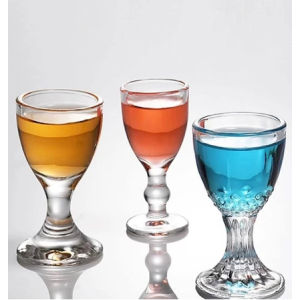 10ml Small Wine Glass White Wine Glass Transparent Glassware 6pcs/set