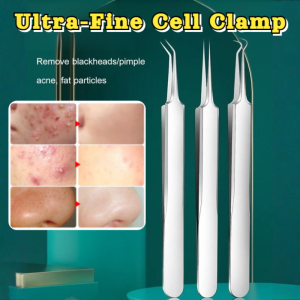 High Precision And High Hardness Cell Clamp Ultra-Fine Cell Clamp  Remove Acne Blackhead Tweezers