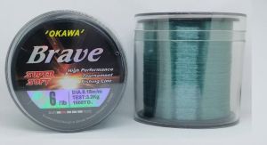 สายเอ็น BRAVE 1/8- Green ( มี2สี ) สีขาว สีเขียว