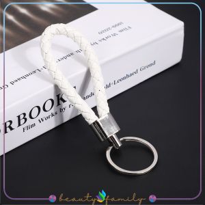 BF-C1198 Gantungan Kunci Kulit Braided Kepang Aksesoris Mobil Motor Tas Wanita / Keychain Ganci