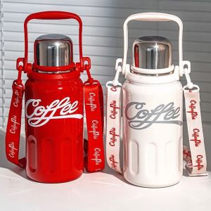 1000ML 316 Stainless Steel Vacuum Thermos Cup Large Capacity Outdoor Sport Water Bottle Coffee Cup