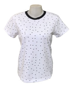 PALETTES TShirt for Women Ladies T-shirt Shirts Trendy Polka Dots Tee #7215