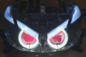 LAMPU DEPAN BILED AEROX NEW CONNECTED PAKET HEADLAMP REFLEKTOR