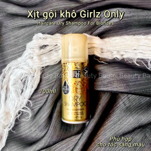 Xịt gội khô phồng tóc hương nước hoa thơm ngát Girlz Only Haircare Dry Shampoo - Anh Quốc