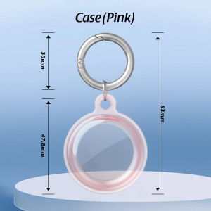 Key Finder Smart Tracker with Case Smart Tag Item Finders with Sound Works with Google Find My Device App (Only for Android) Replaceable Battery Item Finder and Locator for Keys Wallet Backpack Bicycle and Luggage