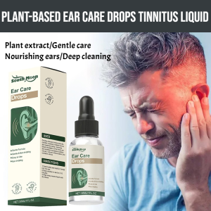 Plant-Based Ear Care Drops Earwax Cleaner Ear Drops Antibiotic Eardrops Treatment Ear Drops Treatment Ear Cleaning Liquid Earwax Cleaning Tool Earclean
