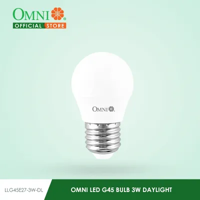 OMNI LED G45 Bulb 3W Daylight - LLG45E27-3W-DL